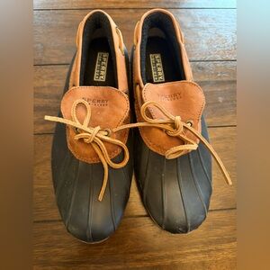 Sperry Top Siders Women's Black & Tan Boot - Size 8